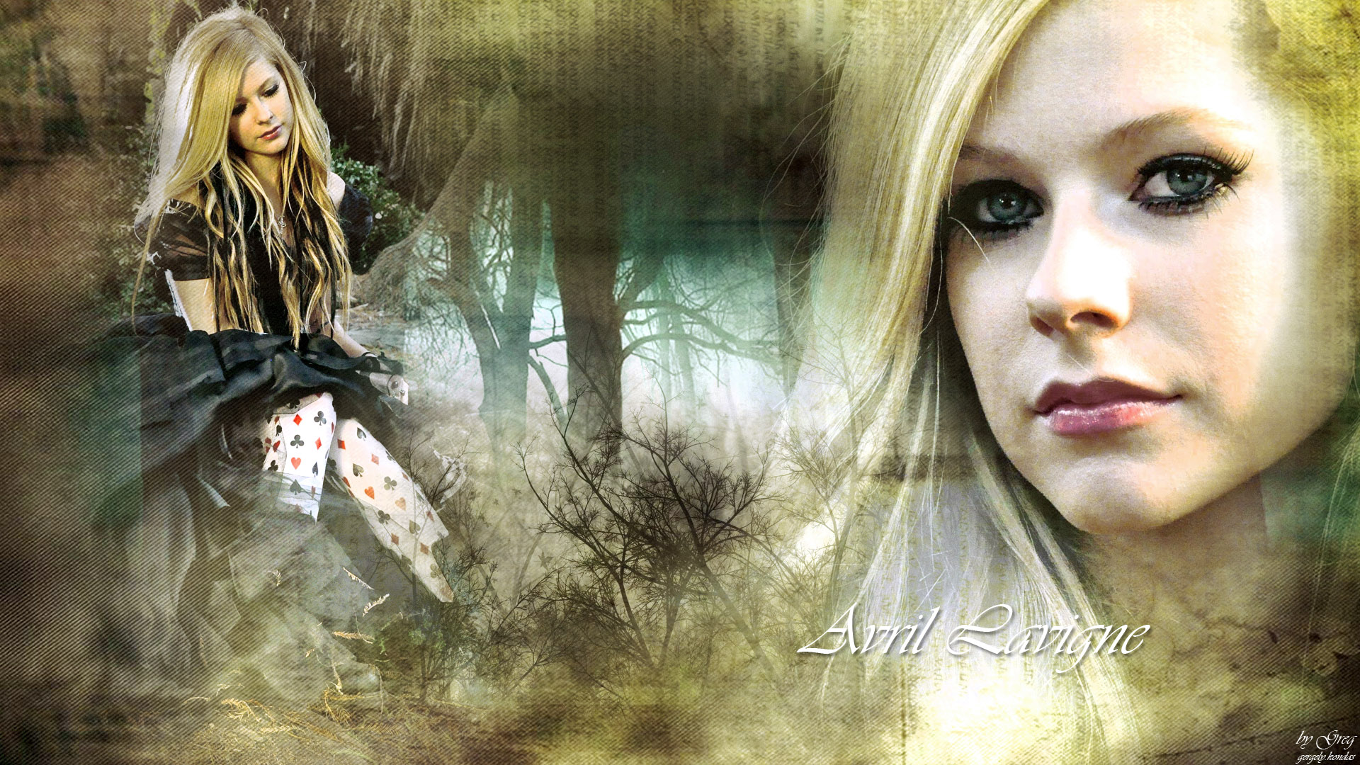 Avril Lavigne Nature Background Media Forest Wallpaper Jpg