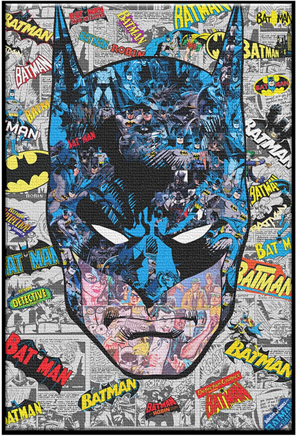 Amazon Silver Buffalo Batman Ic Collage S Wall Art