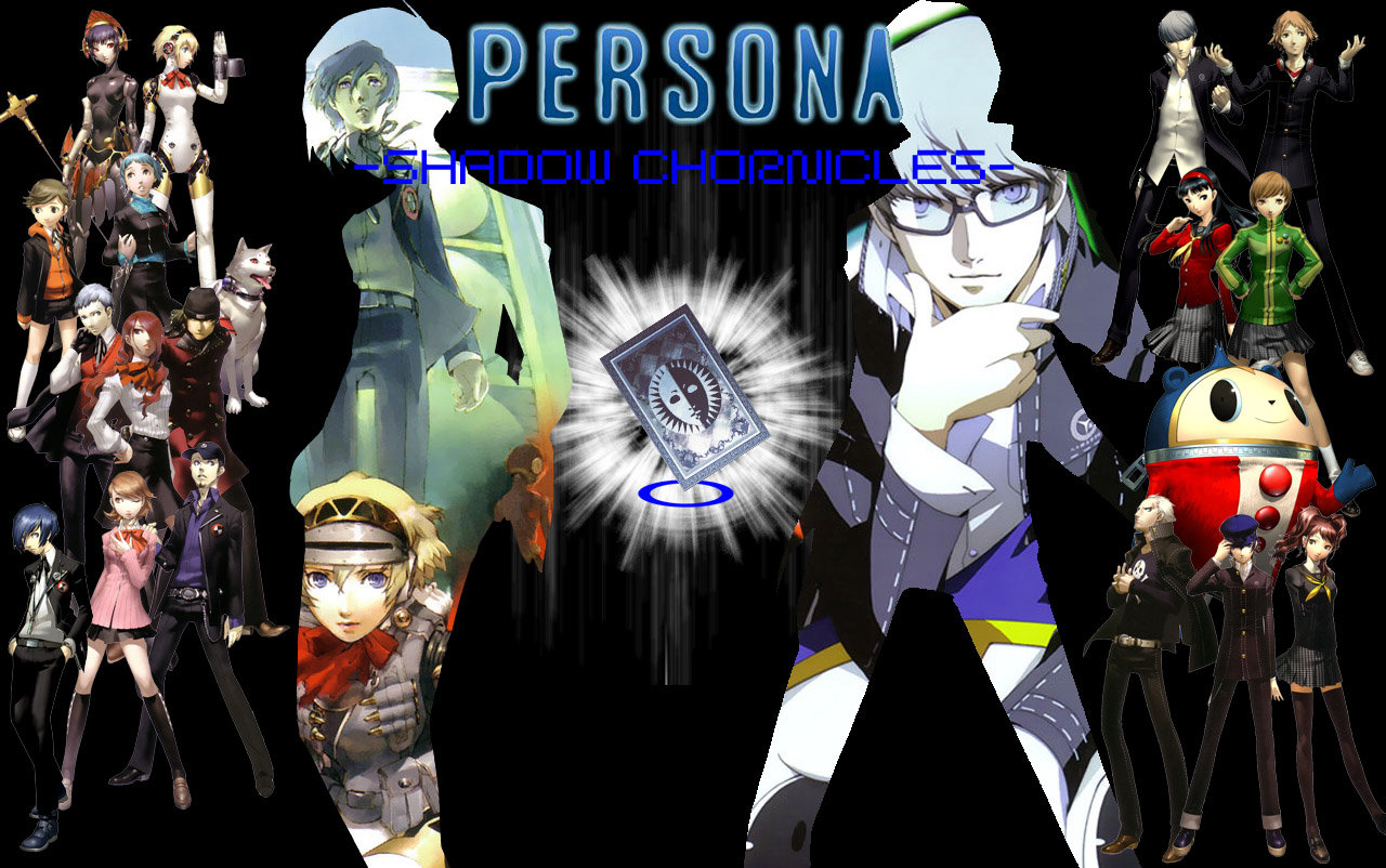 Persona 3 and 4 Wallpaper by ornitiadanz