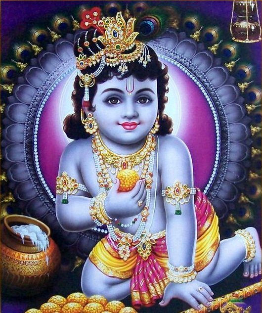 HINDU GOD WALLPAPERS Bal Krishna 530x633