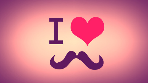love moustache We Heart It