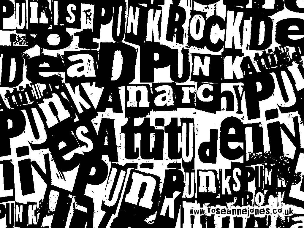 Punk Words Wallpaper