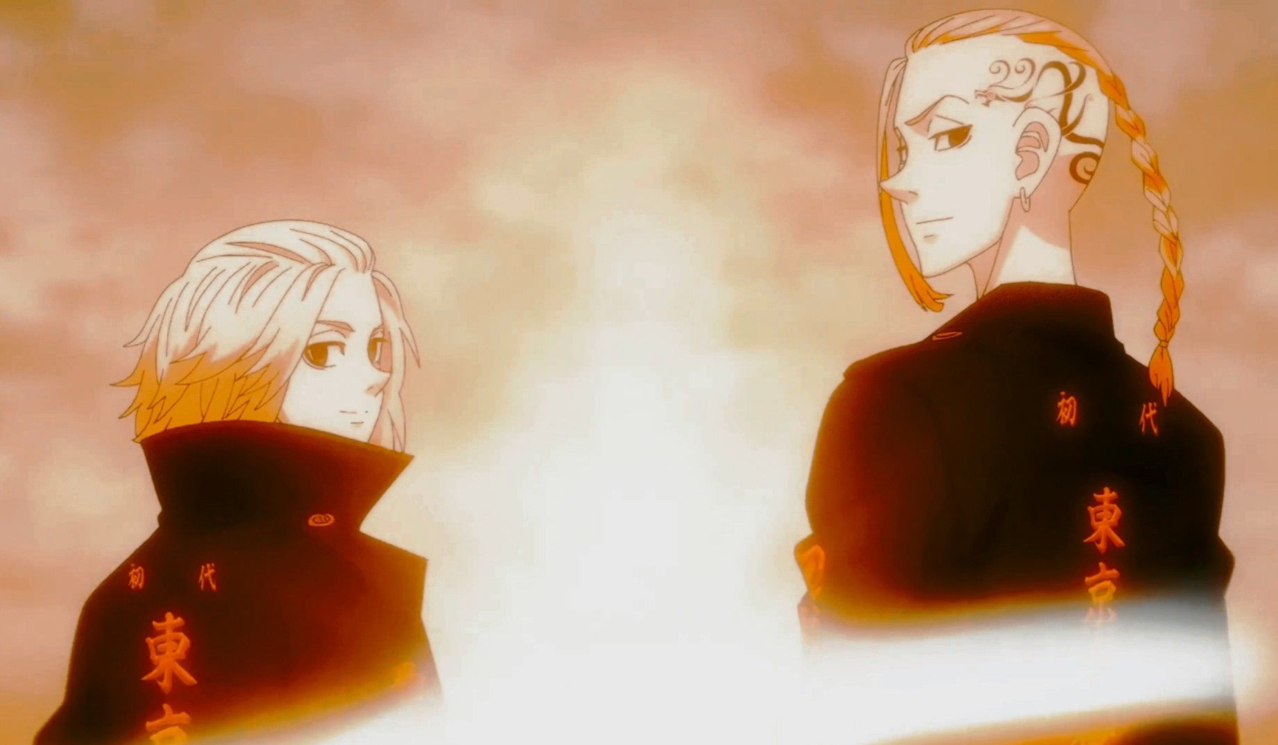 Mikey And Draken From Tokyo Revengers Episode Wallpaper