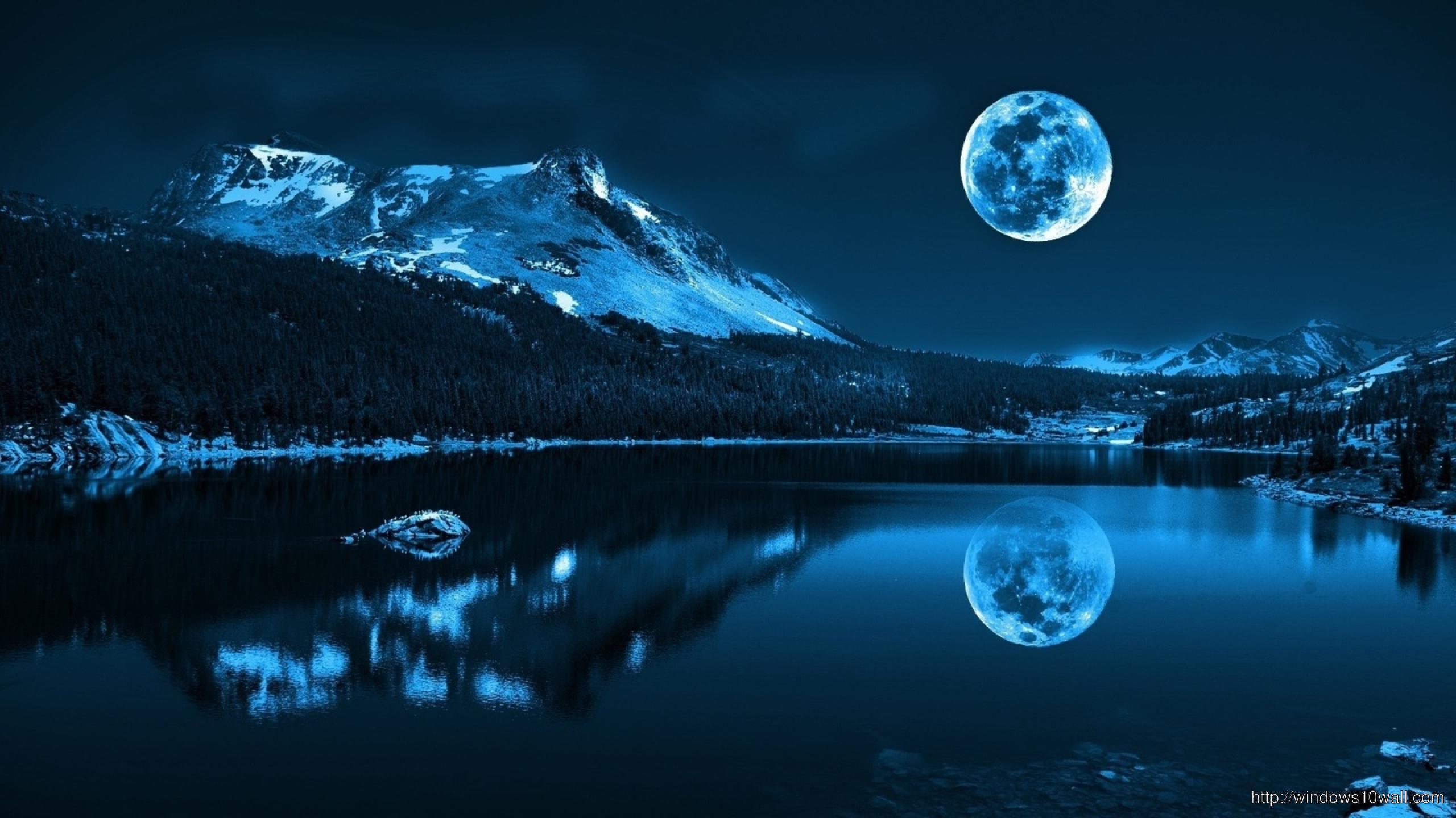 Awesome Super Moon Background Wallpaper Windows