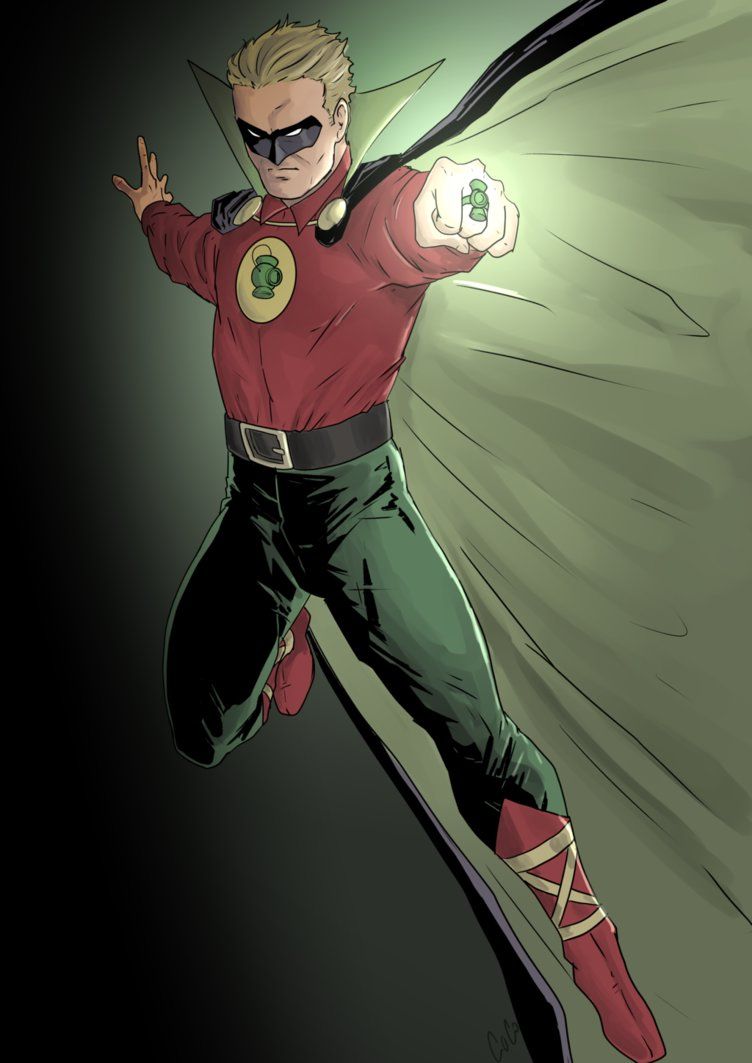 Green Lantern Alan Scott By Spriteman1000 Deviantart On