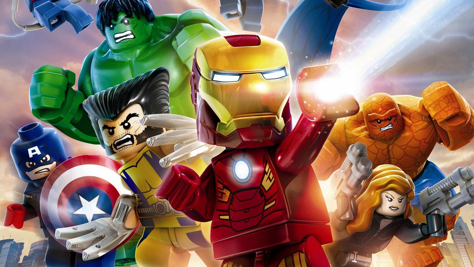 Lego Marvel Super Heroes HD Wallpaper Background