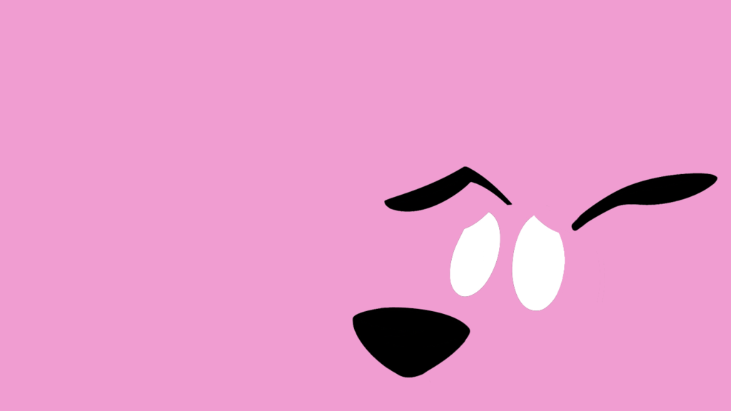 Courage The Cowardly Dog Minimalist Wallpaper By Stitchfluffy On