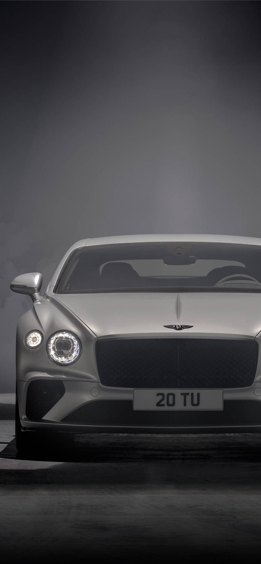 Bentley Car In Greyscale iPhone Wallpaper