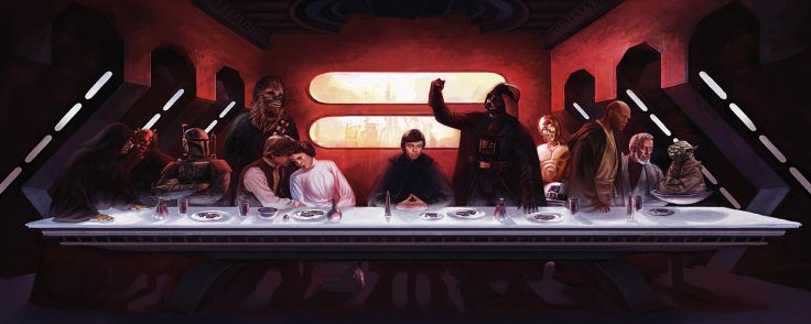 Star Wars The Last Supper Wallpaper