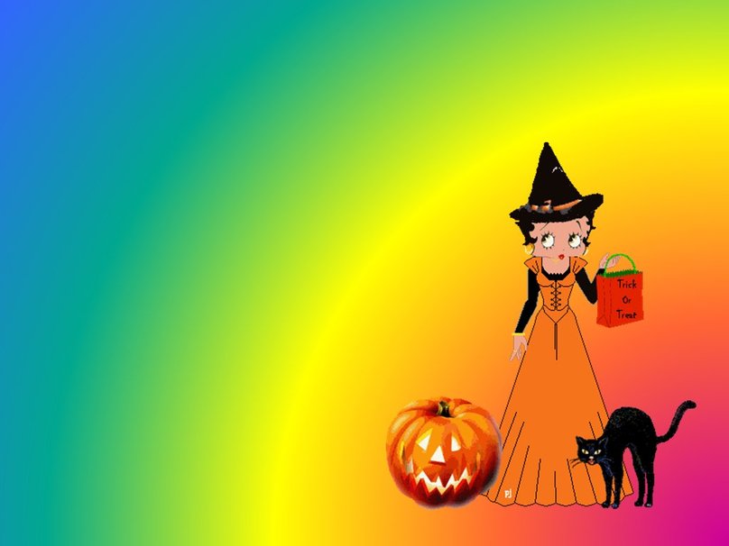 Betty Boop Halloween Vekt R