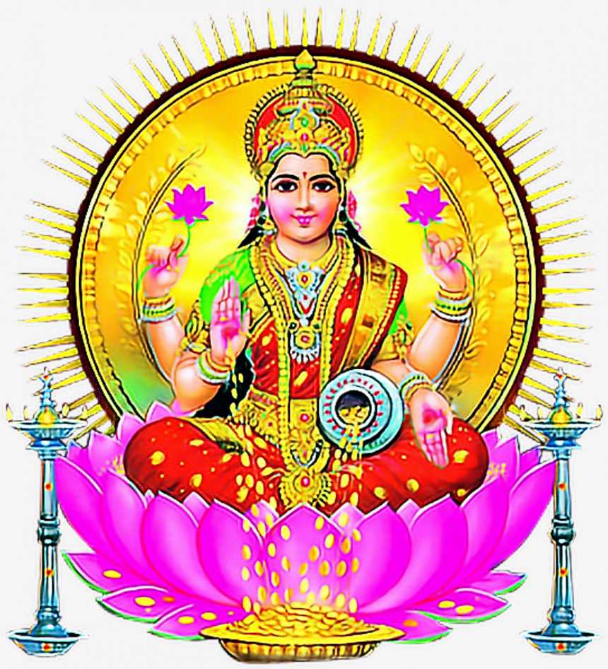 Hindu Goddess Lakshmi Wallpaper
