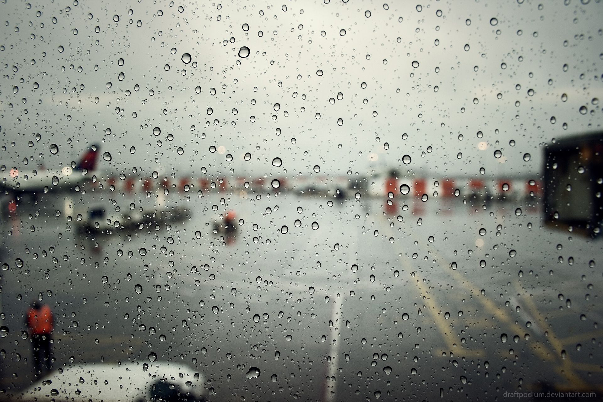 Leaving By Draftpodium Rain Window Windows