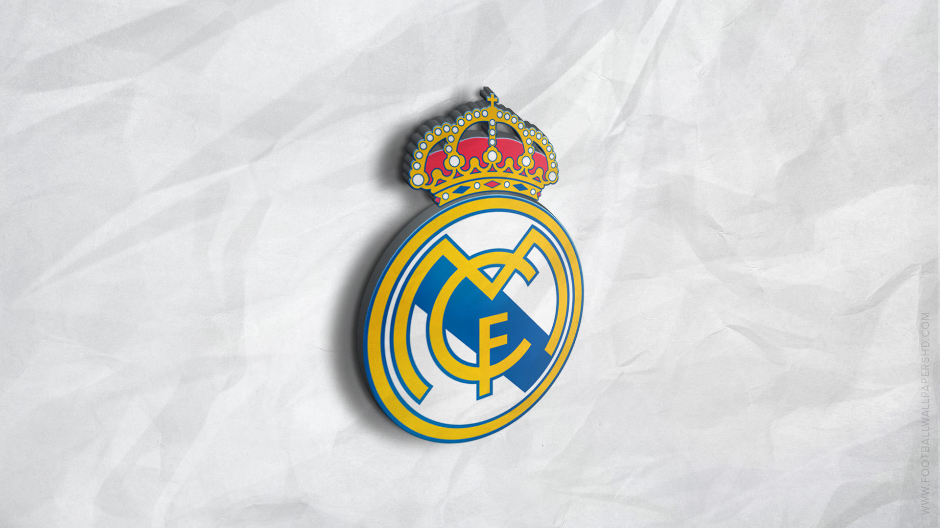 Real Madrid 3d Logo Footballimage Wallpaper Soy Madridista