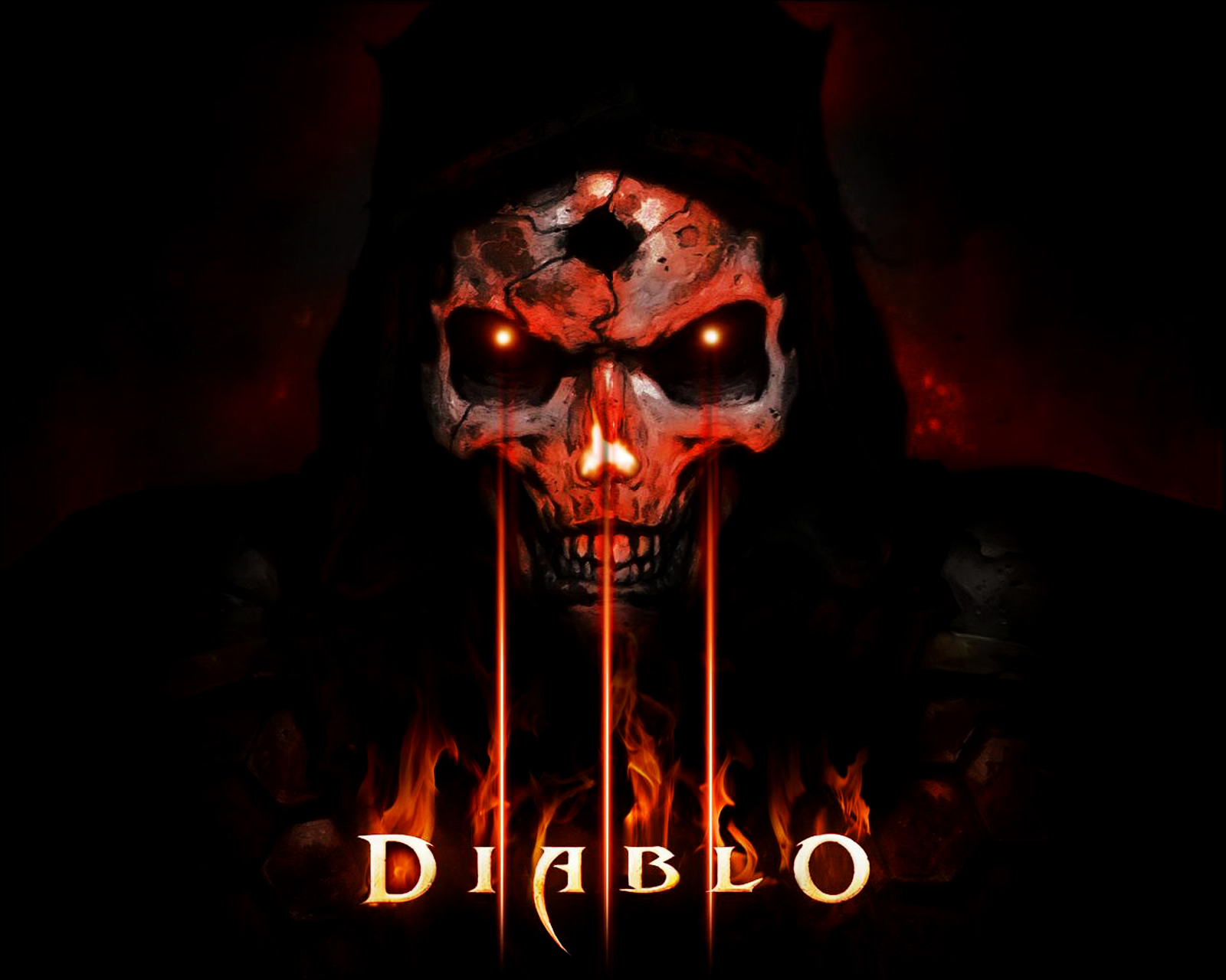 Skull In Dark Wallpaper HD Video Game Desktop Dvd Covers