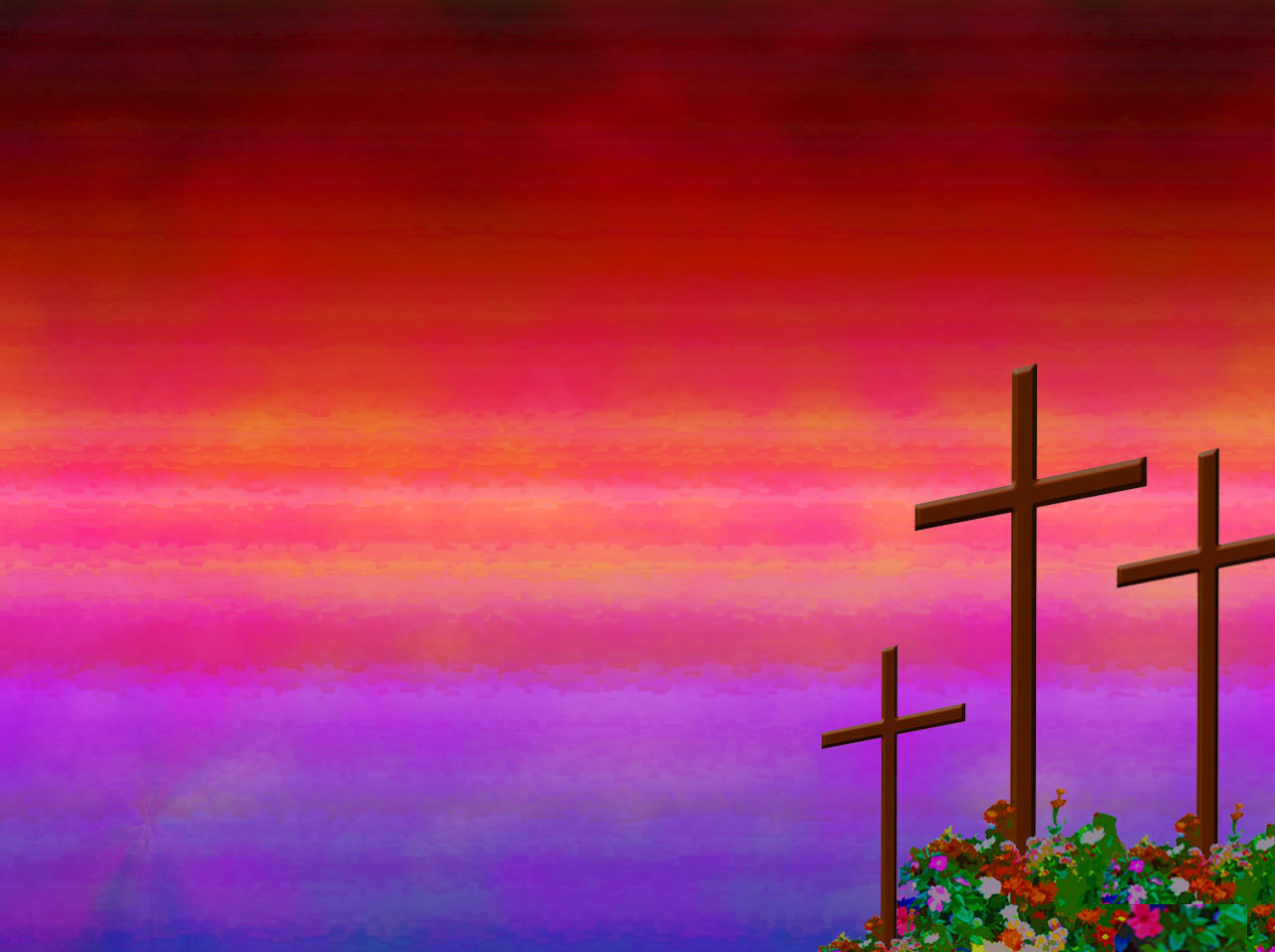 Christian Rose Garden Ppt Background For Your Powerpoint