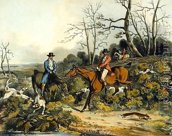 English Fox Hunt Prints Historicalromanceuk Spot