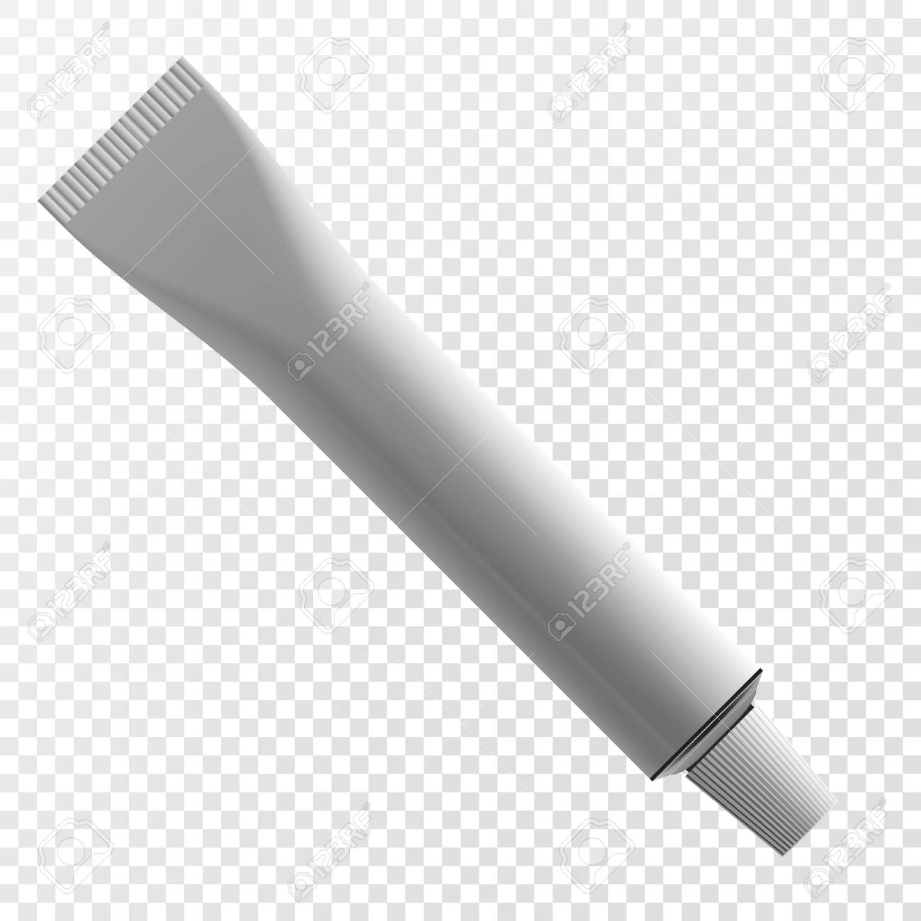 Realistic Tube Of Toothpaste Isolated On A Transparent Background