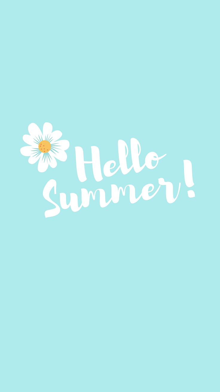 Hello Summer Quote iPhone Wallpaper Tap To For