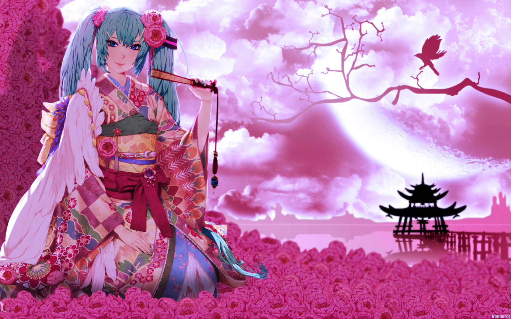 Japanese Anime Geisha Girl Puter Wallpaper Desktop Background