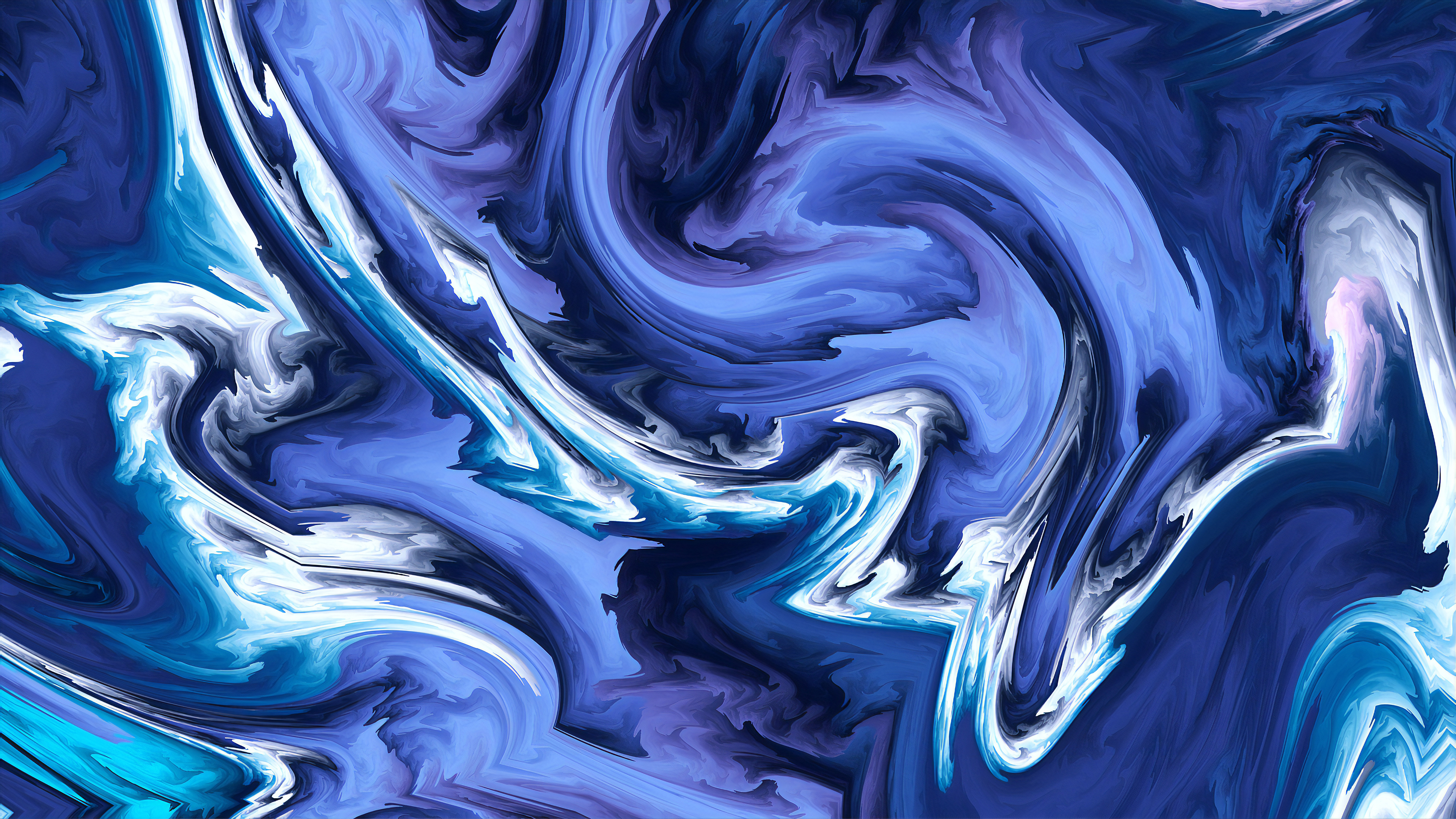 Blue Agate 4k Wallpaper HD Abstract Image