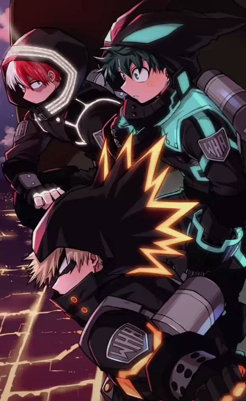 All For One Deku Todoroki And Bakugou Will Work Together To Wallpaper