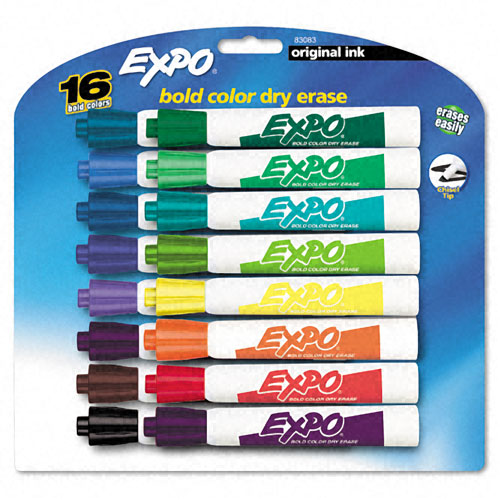 Yellow Dry Erase Marker Expo Low Odor Pack Chisel