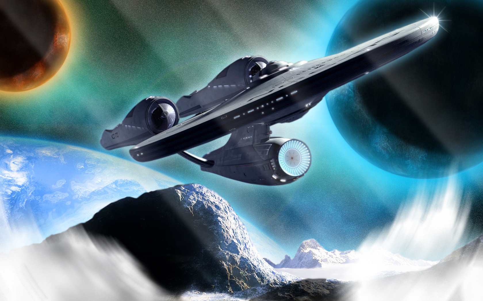 Star Trek Science Fiction Best Widescreen Background HD Wallpaper