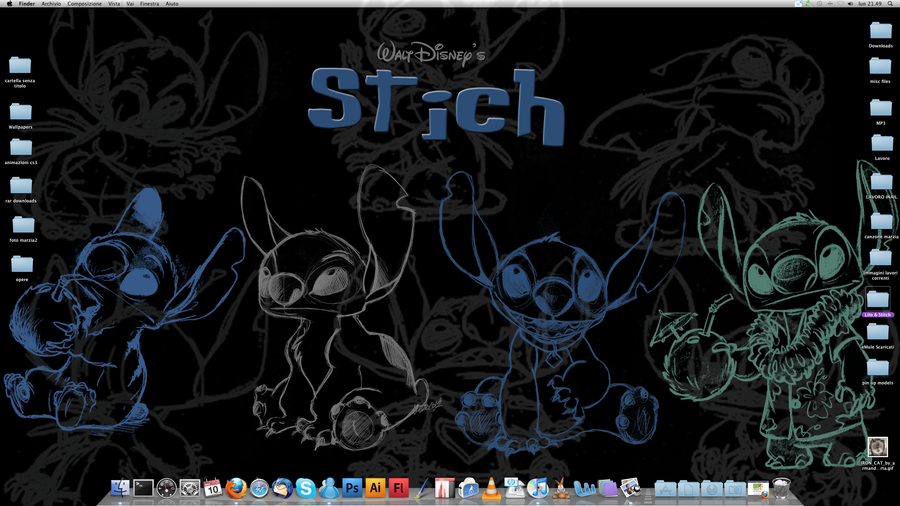 Stitch Wallpaper By Vpdessin
