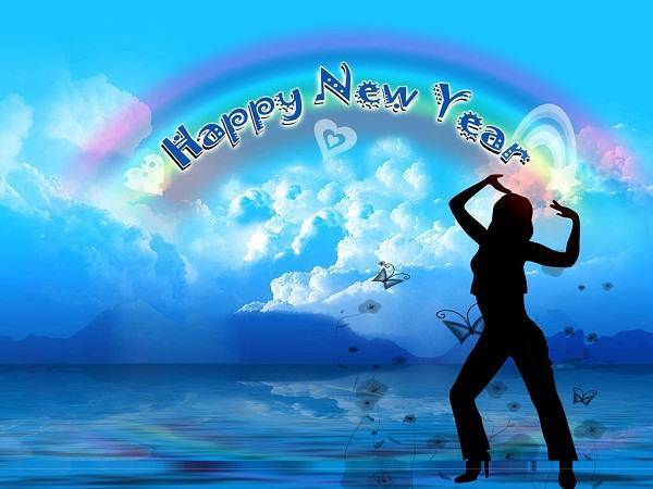 Happy New Years Day Wallpaper HD Background