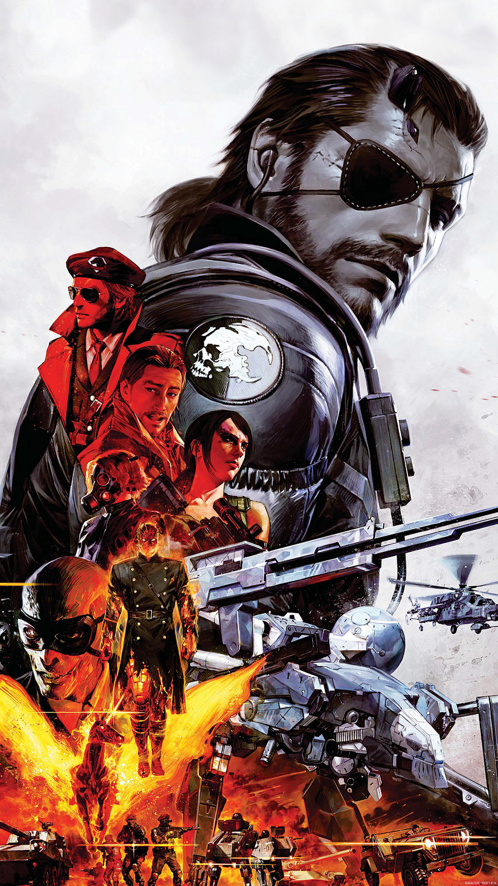 Metal Gear Solid V Smartphone Wallpaper By De Monvarela