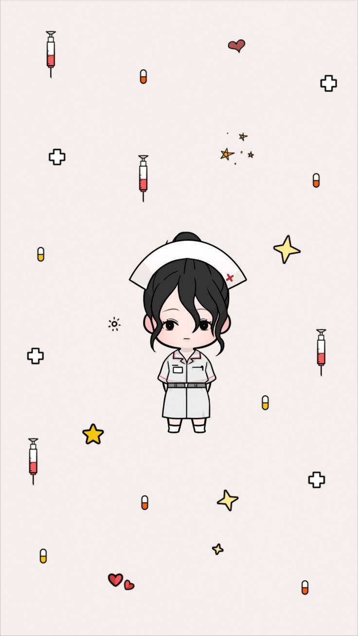 Cute Nurse Wallpaper Top Background