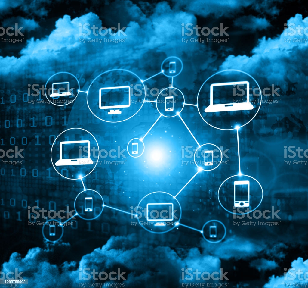 Cloud Puting Background Image Stock Photo Image Now