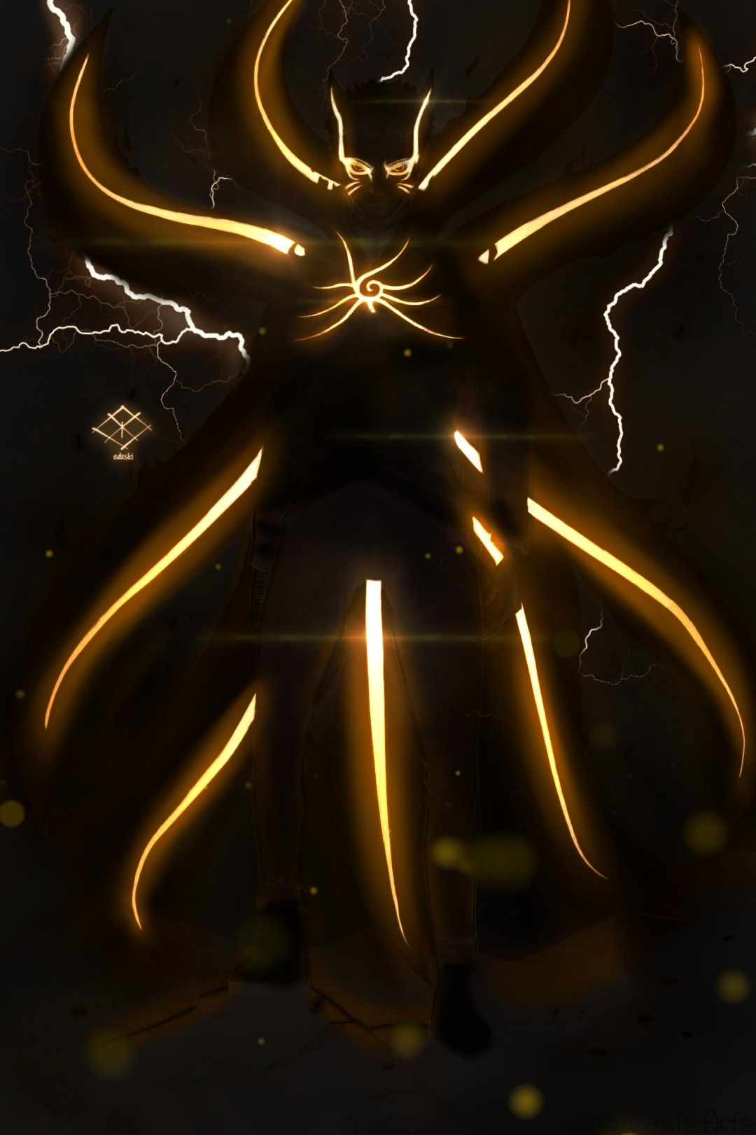 Naruto Baryon Mode Wallpaper