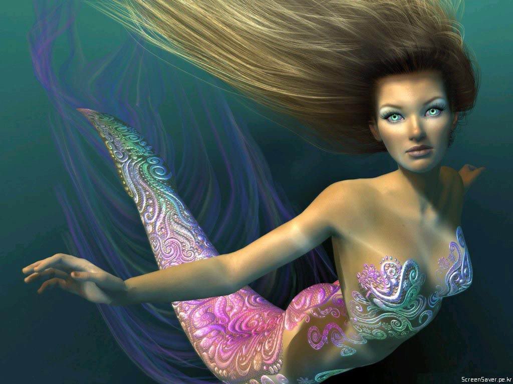 Mermaid Wallpaper Background Theme Desktop