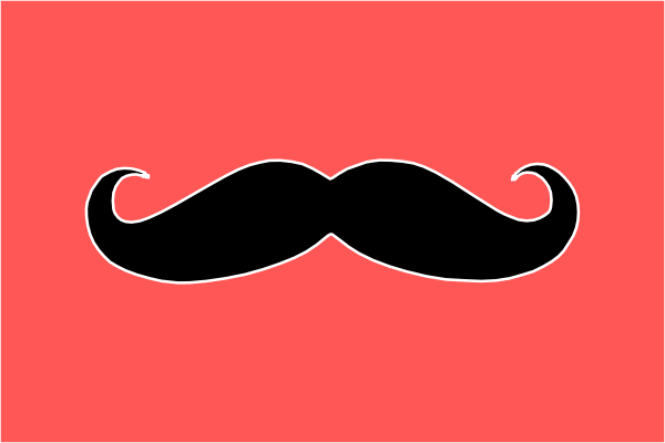 Mustache Clip Art At Clker Vector Online Royalty