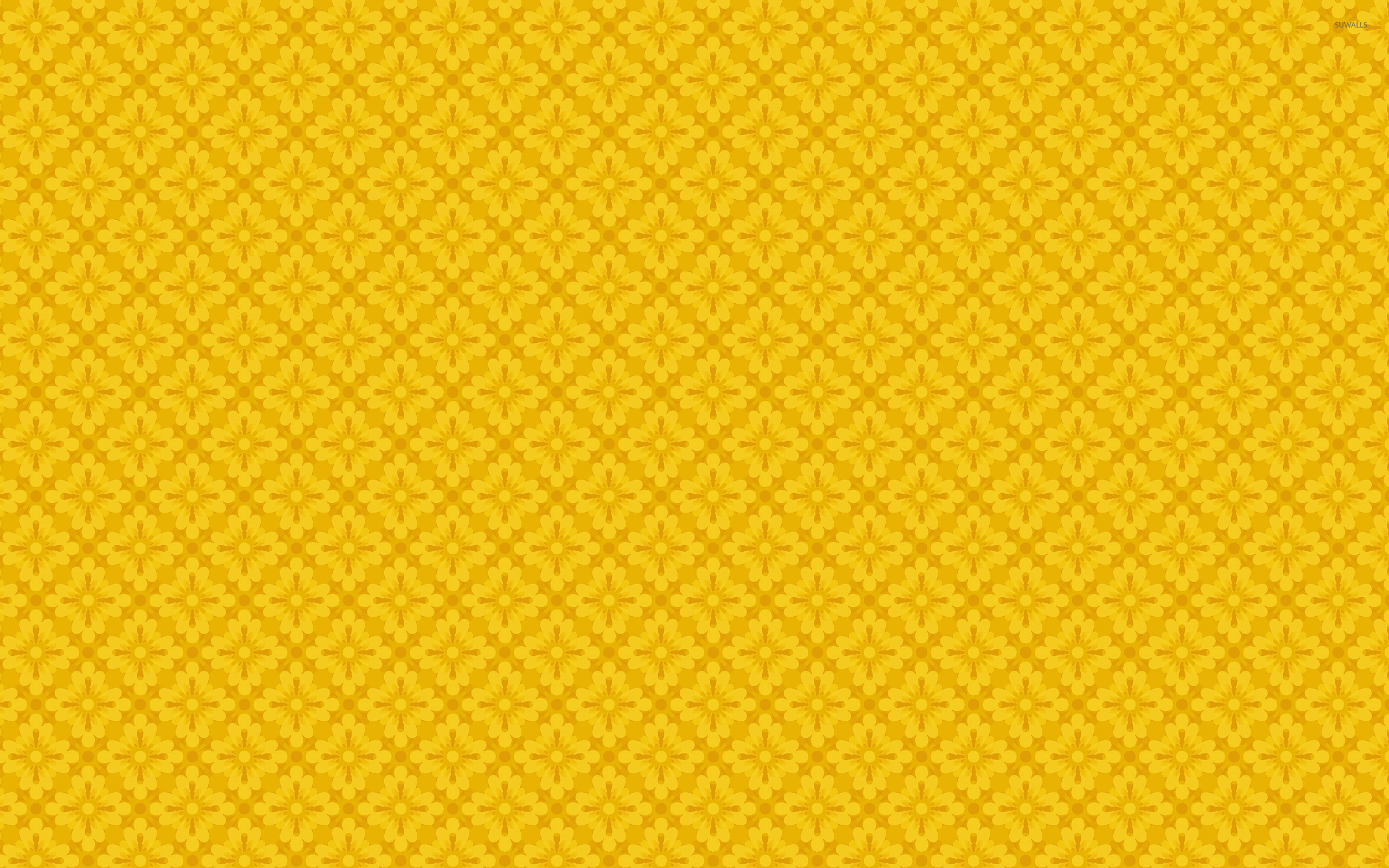 Yellow Patterned Wallpaper Grasscloth