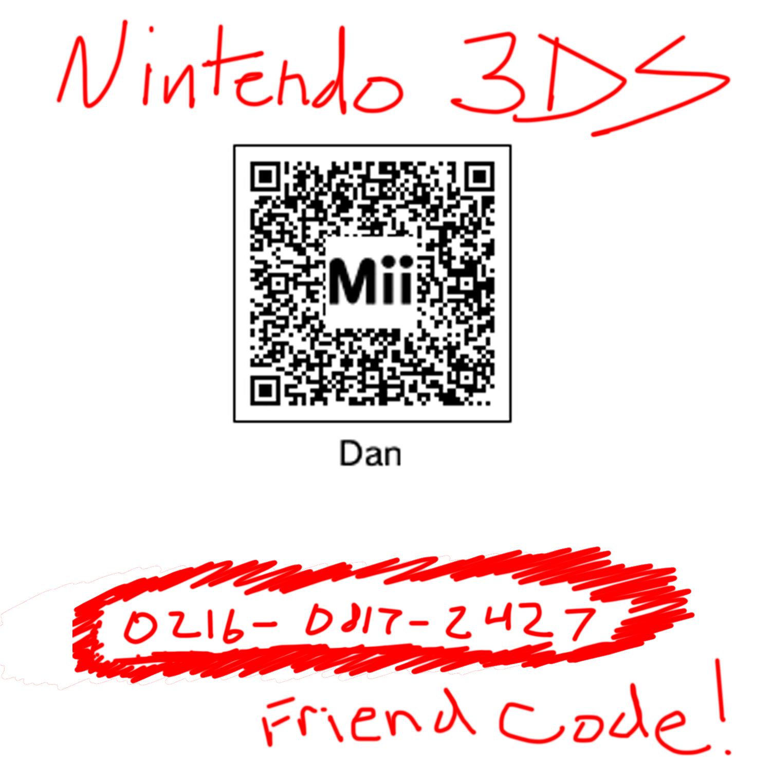 Nintendo 3DS Friend Code by SuperMarioStar777 on