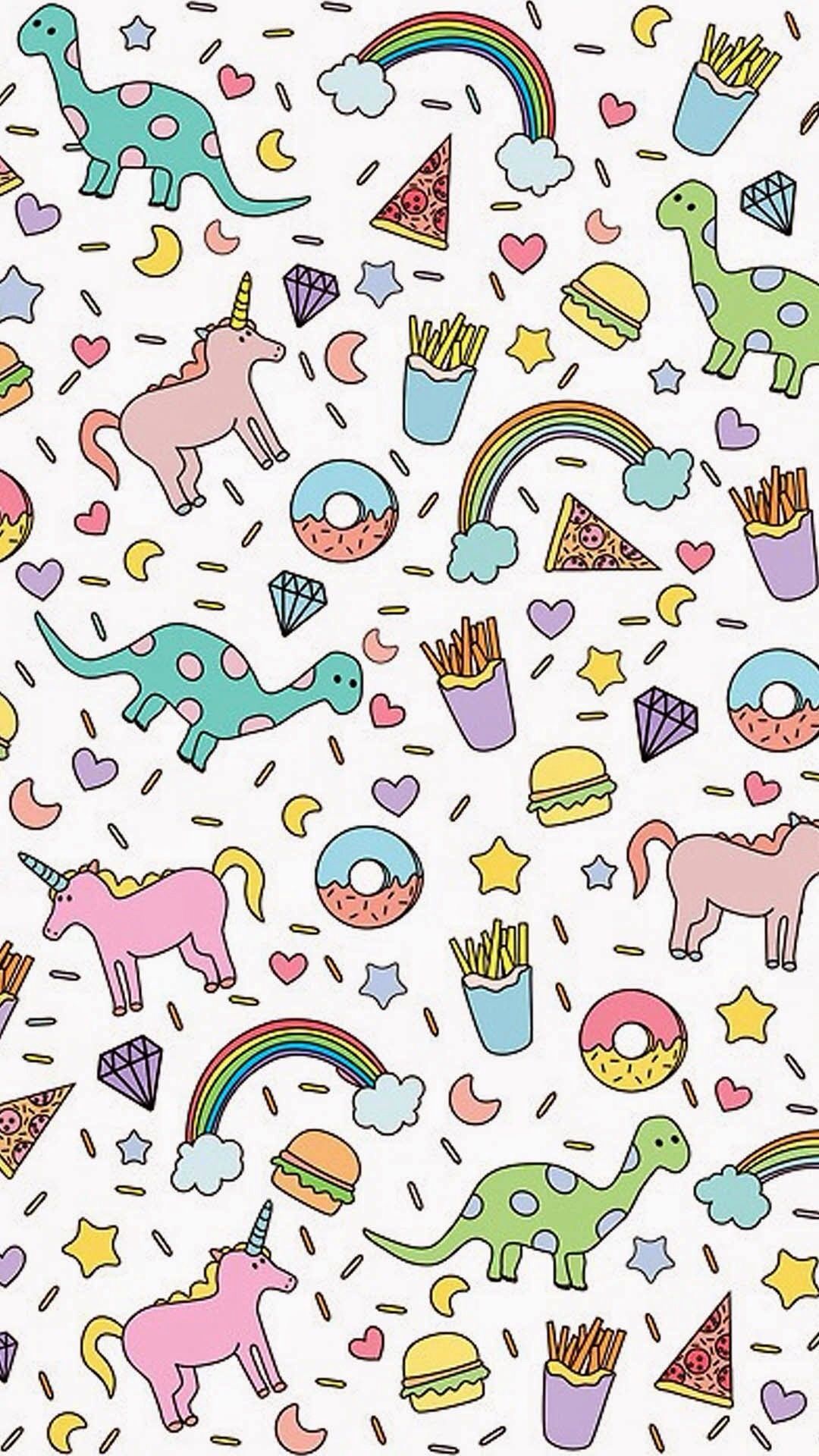 Dinosaur Pattern Wallpaper Top