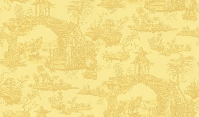 Oriental Toile   Wallpaper   by Wallpaperdirect