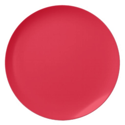 Candy Apple Red Background Dinner Plates