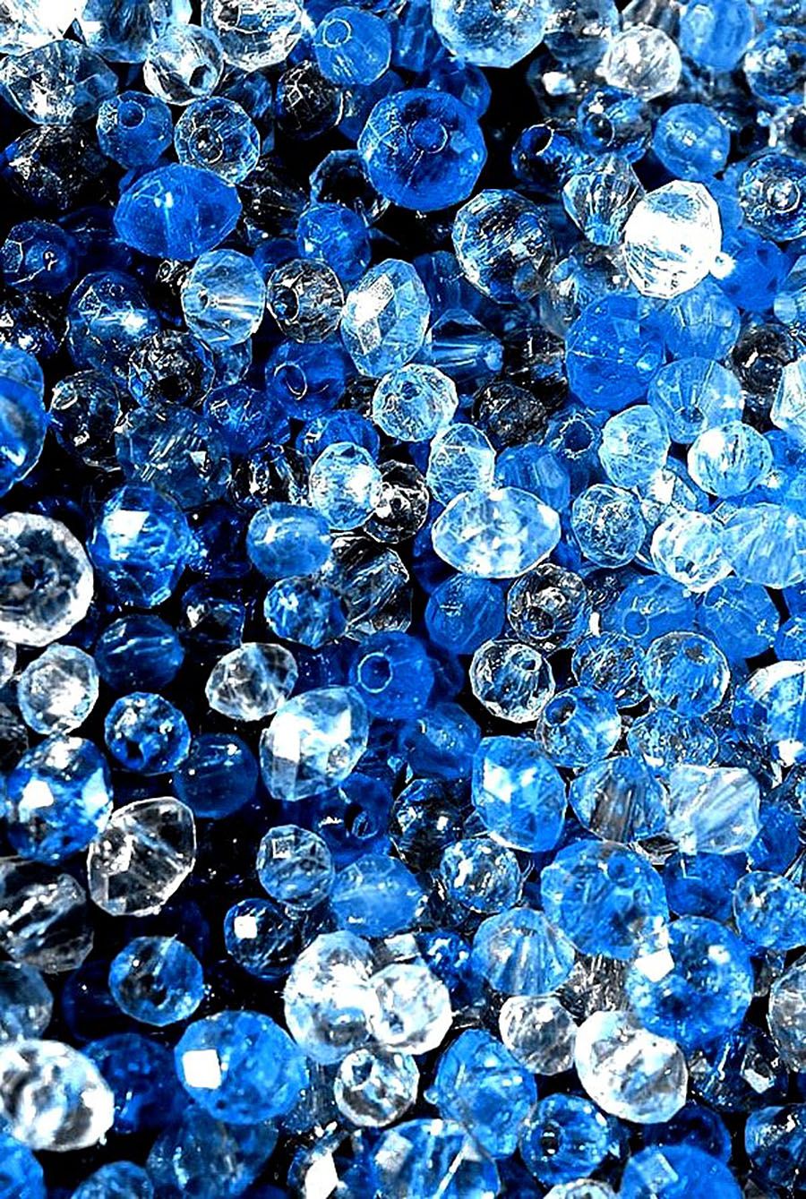 Blueaesthetic Navyblue Wallpaper Background Beads Art Blue