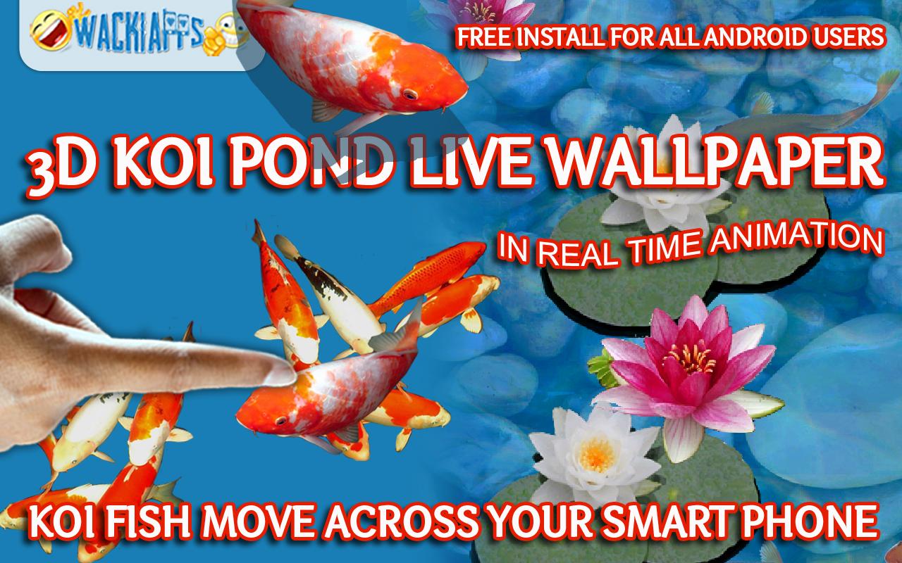 3d Koi Pond Live Wallpaper Screenshot