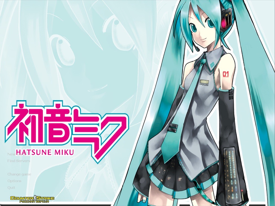 Miku Hatsune Background CS GUI CS 16 GUI Counter Strike GUI