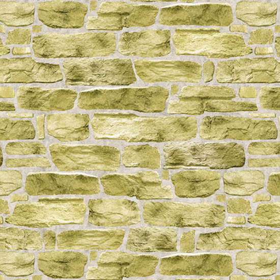 Free download Wallpaper Wallpaper Brick Golden Light Green Vintage