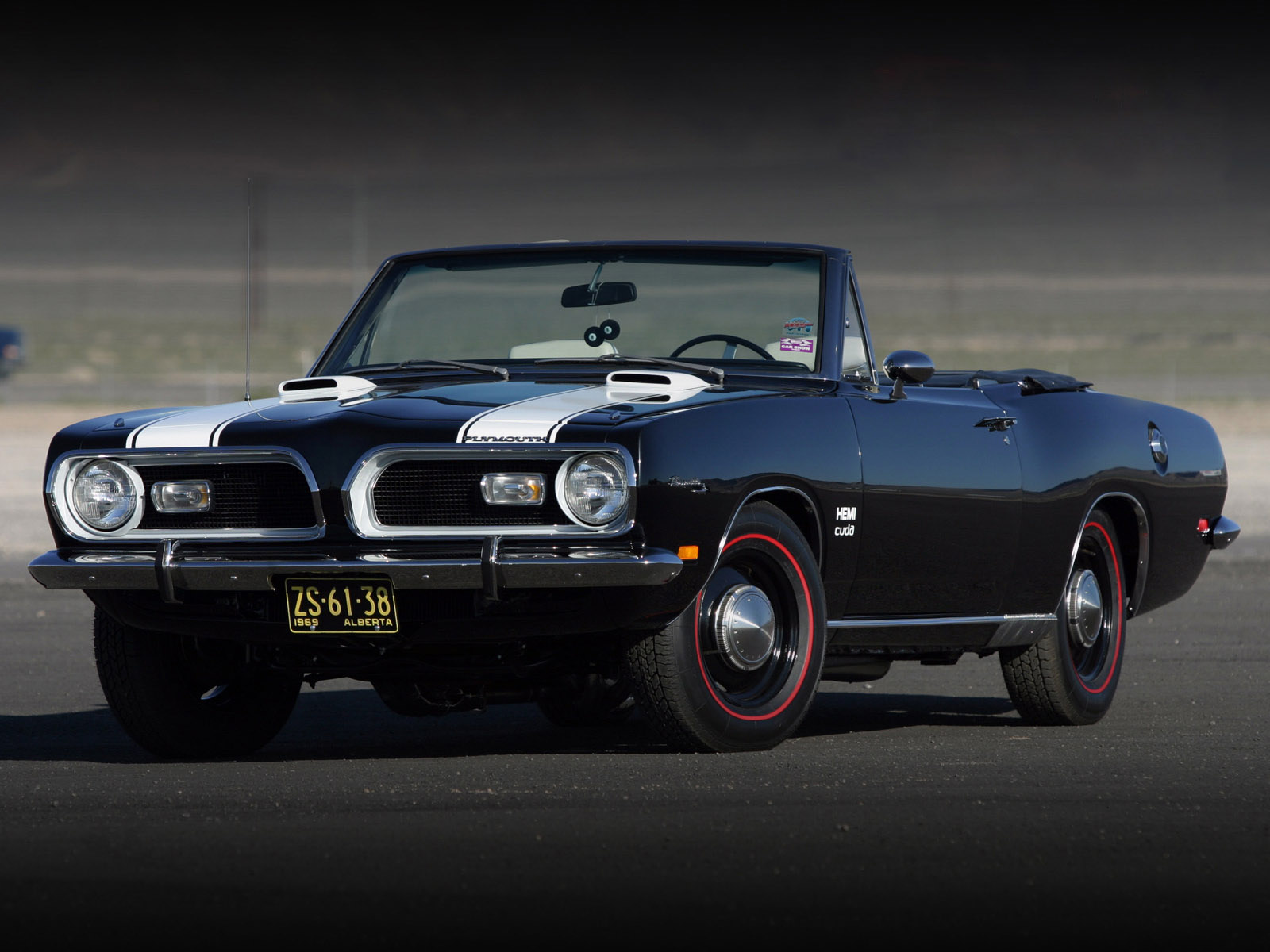 Plymouth Barracuda Classic Car Muscle Wallpaper