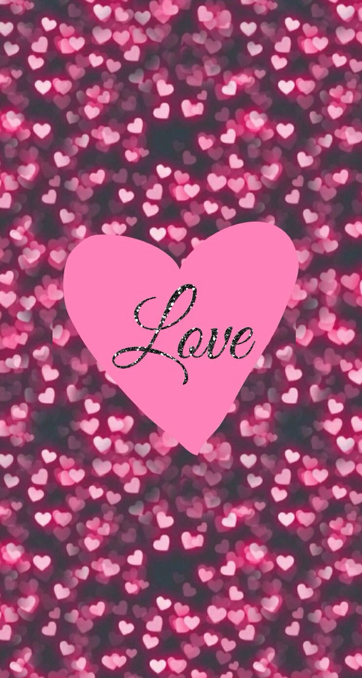 Valentine Hearts iPhone Wallpaper Area
