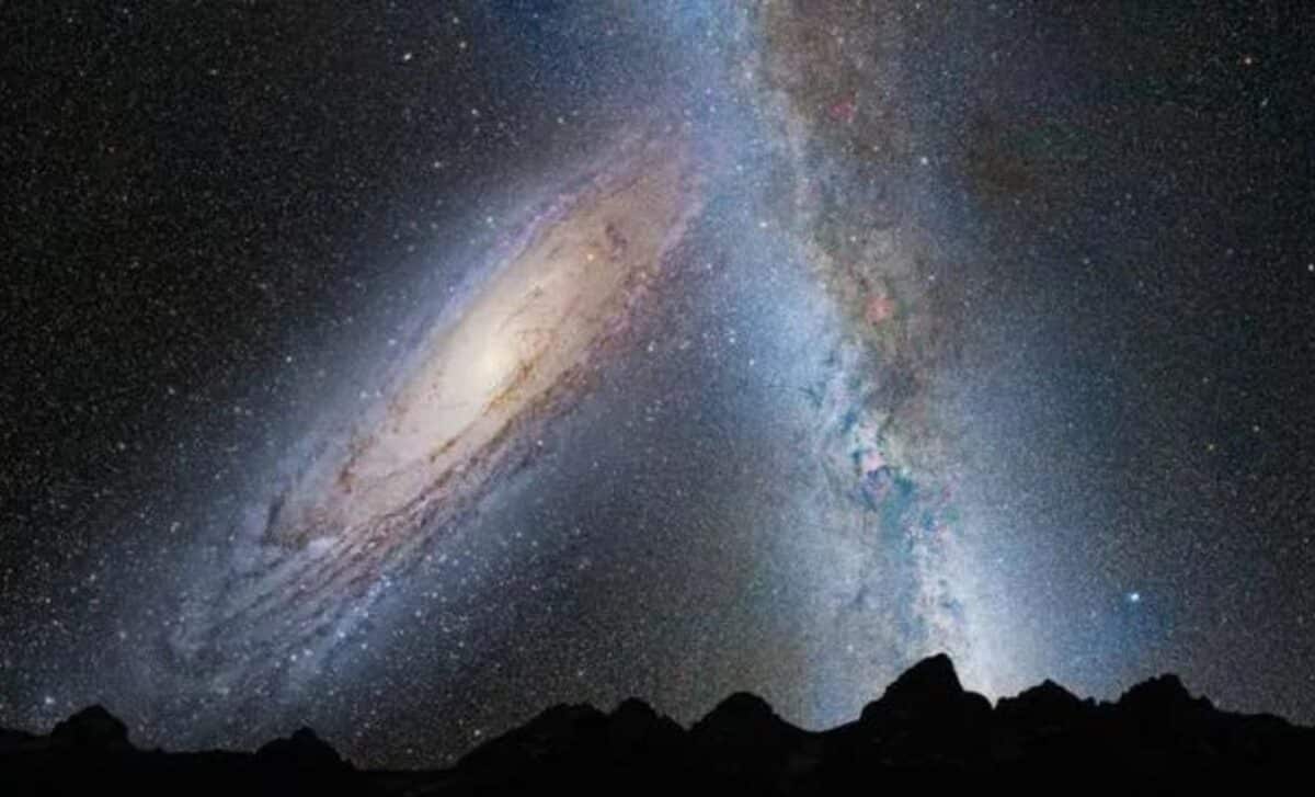 Cosmic Collision Or Close Call How The Milky Way Andromeda Crash Could Change Earths Fate Wallpaper