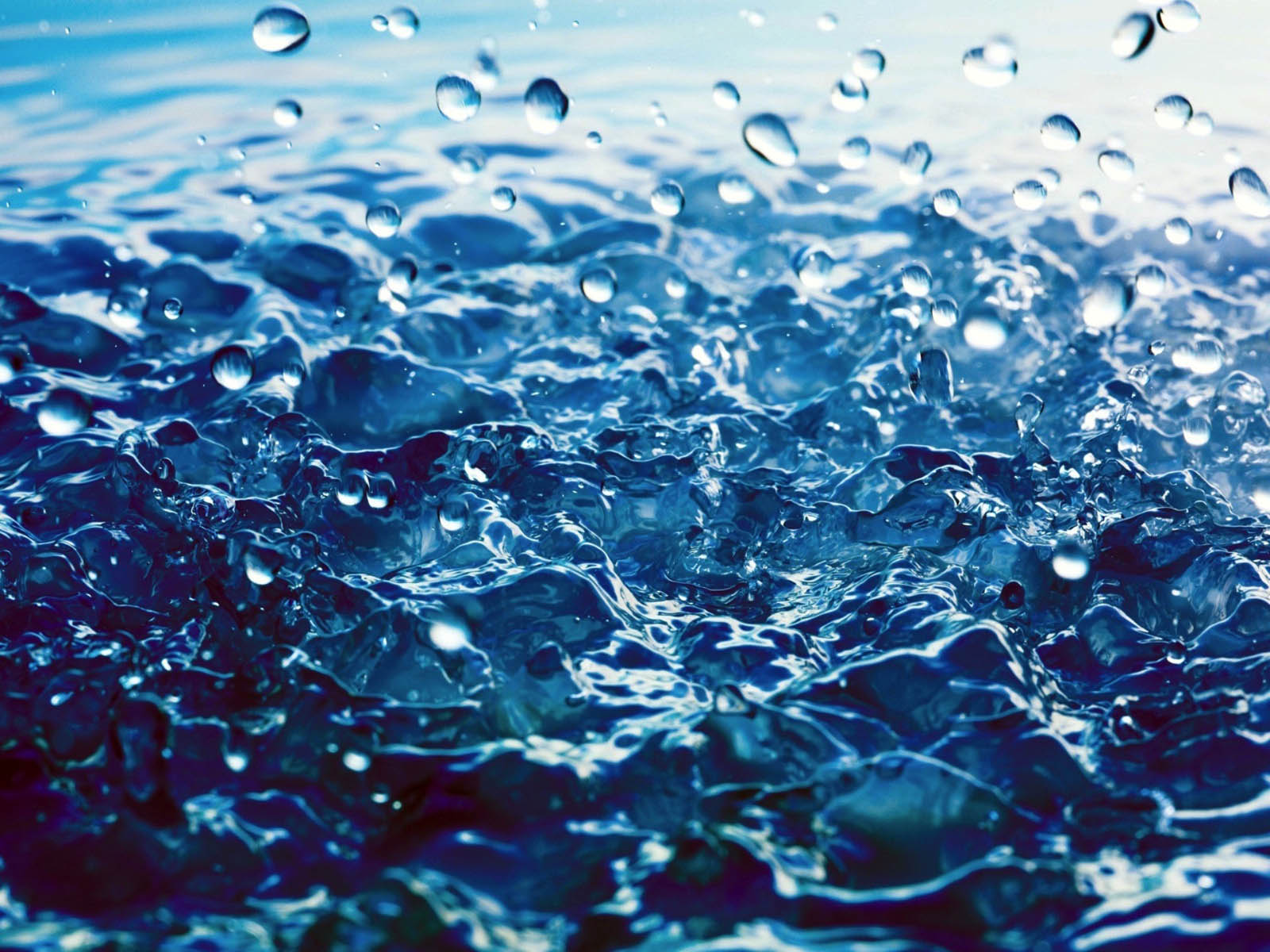 Crystal Blue Water Wallpaper