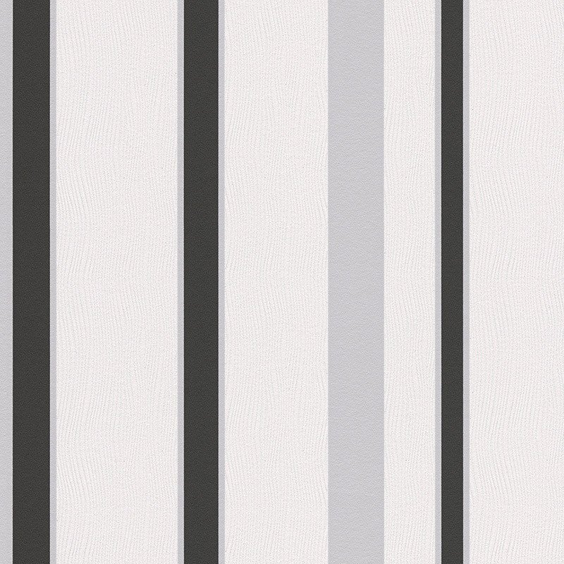 Modern Stripes Wallpaper In Black And Grey Design By Bd Wall Burke