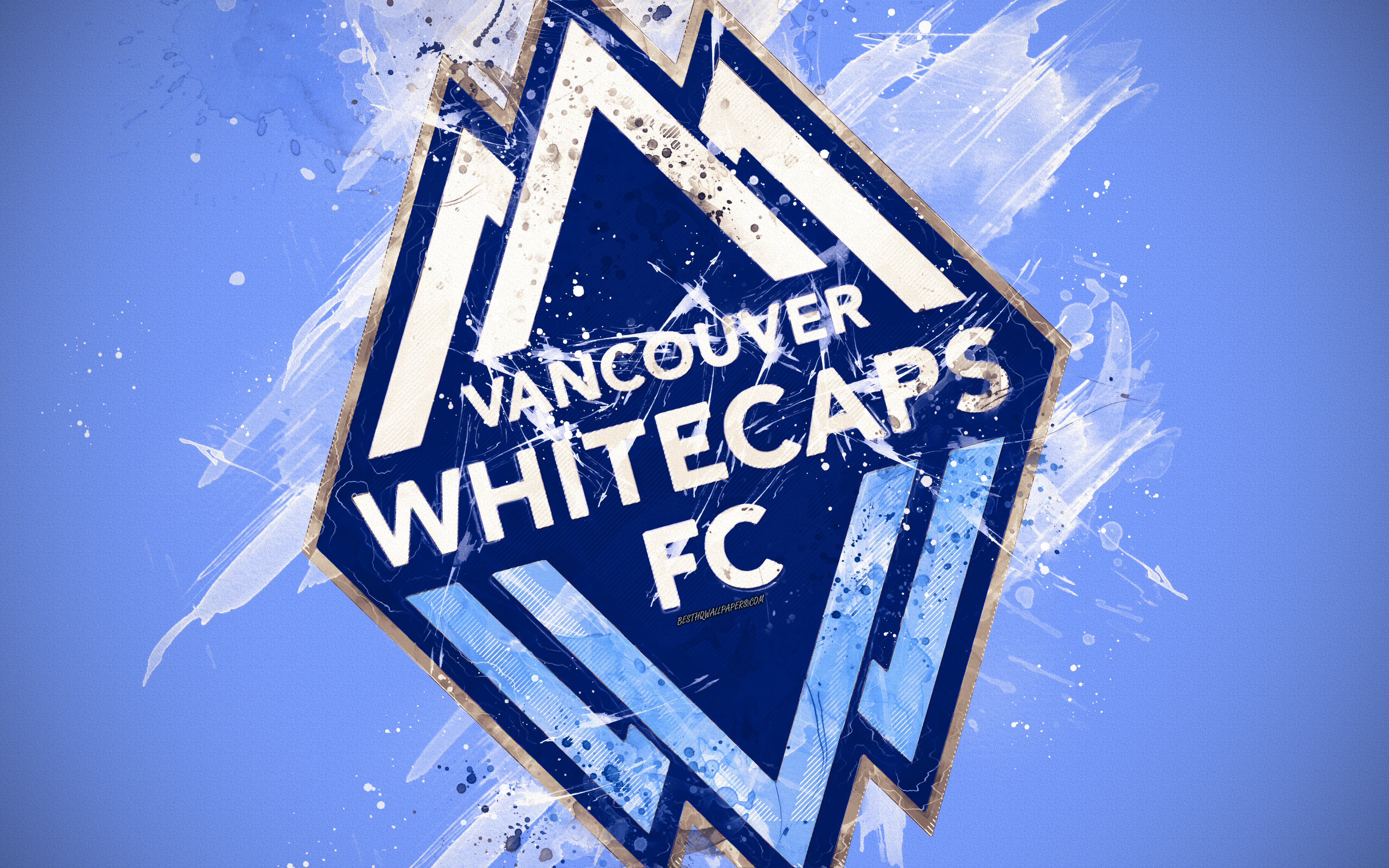Wallpaper Vancouver Whitecaps Fc 4k Paint Art